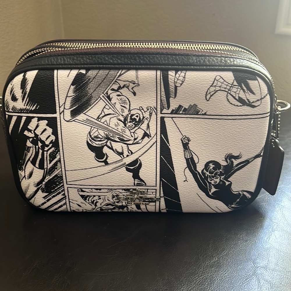 COACH X MARVEL avengers bag! Smoke/pet free home clean inside and out! Like new!